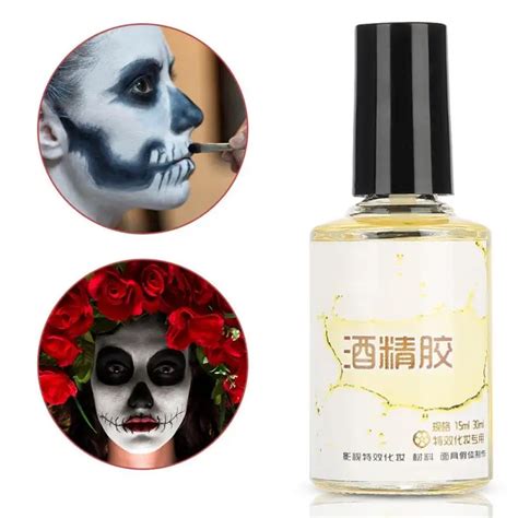 face glue for halloween|skin safe glue for face.